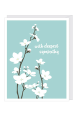 With Deepest Sympathy Apple Blossom Greeting Card