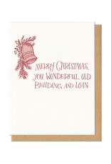 Wonderful Old Building and Loan Greeting Card