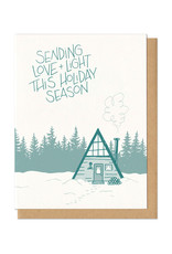 Love & Light A-Frame Greeting Card