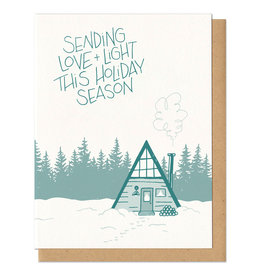 Love & Light A-Frame Greeting Card