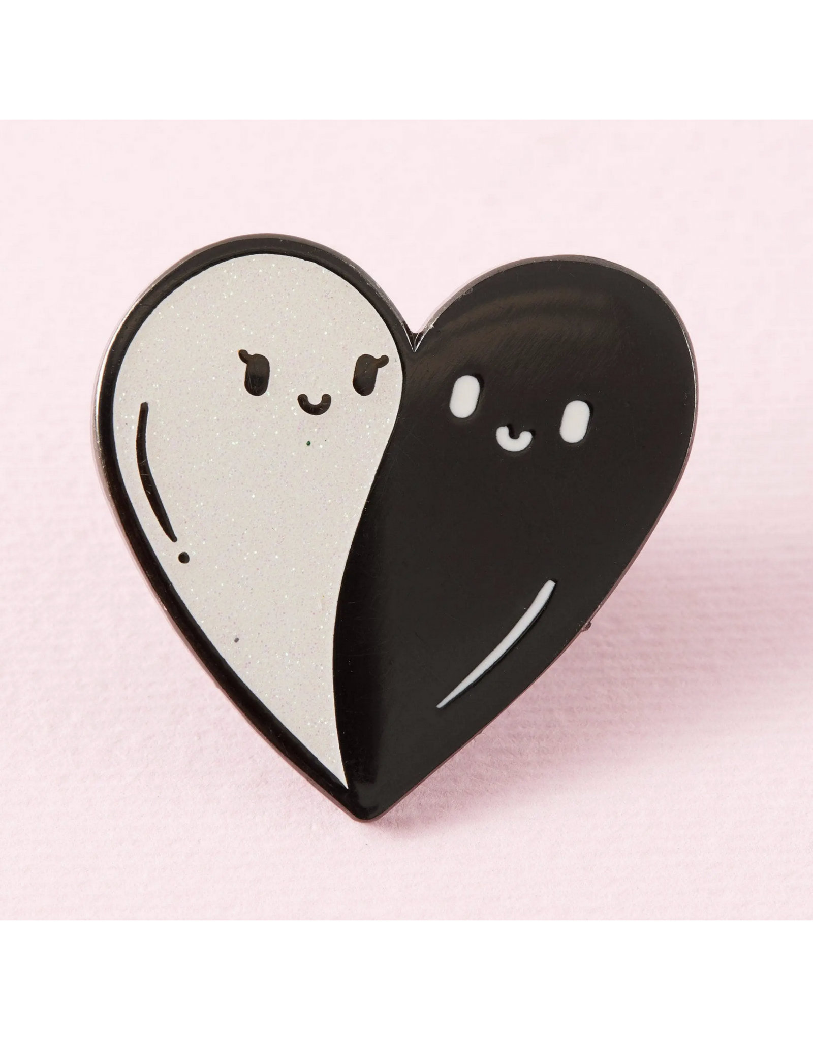 Heart Ghost Enamel Pin