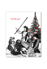 Christmas Sword Greeting Card Christmas Sword Greeting Card