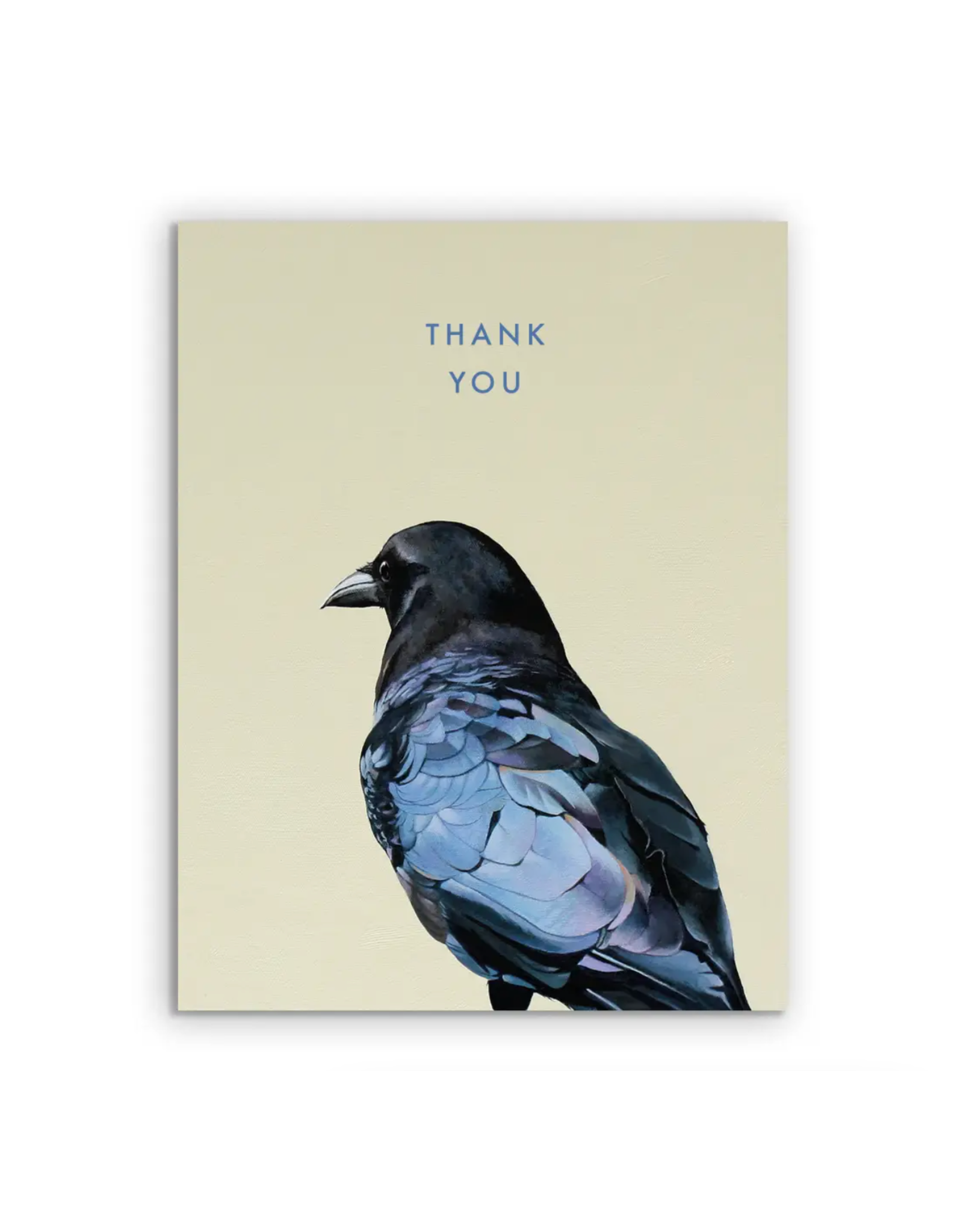 Thank You Crow Greeting Card