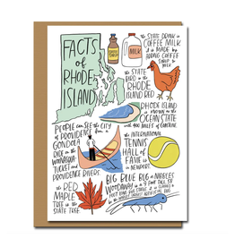 Facts of Rhode Island Greeting Card