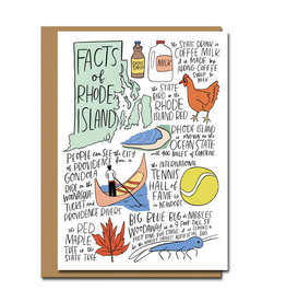 Rhode Island State Facts Greeting Card