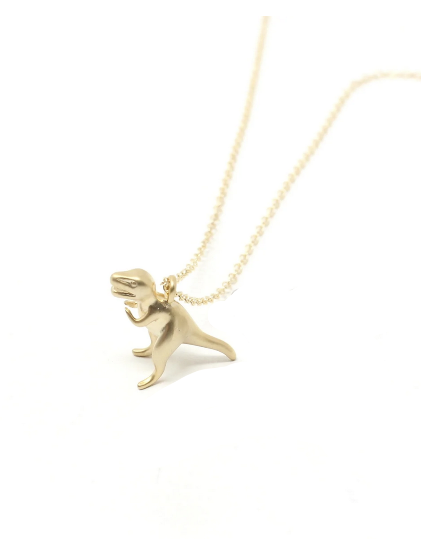 T-Rex Dino Charm Necklace (Crafts & Love)