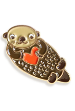Otter Love Enamel Pin