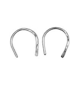 Horseshoe Earrings - Gunmetal