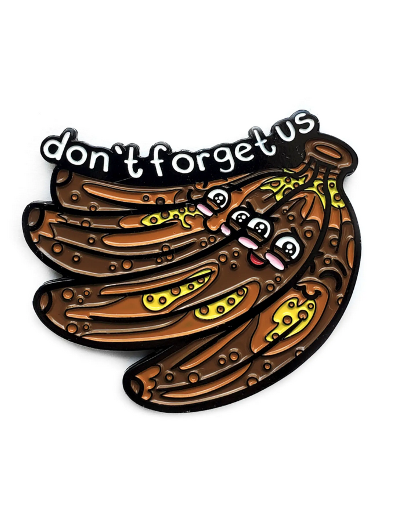 Brown Bananas Enamel Pin