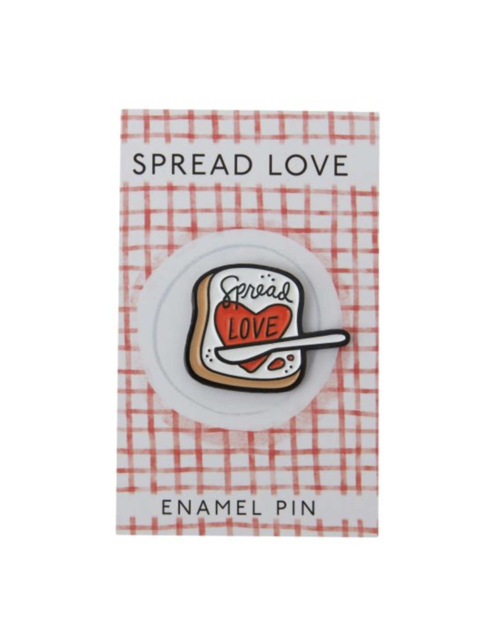 Spread Love Toast Enamel Pin