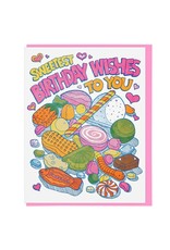 Sweetest Birthday Wishes Candy Greeting Card