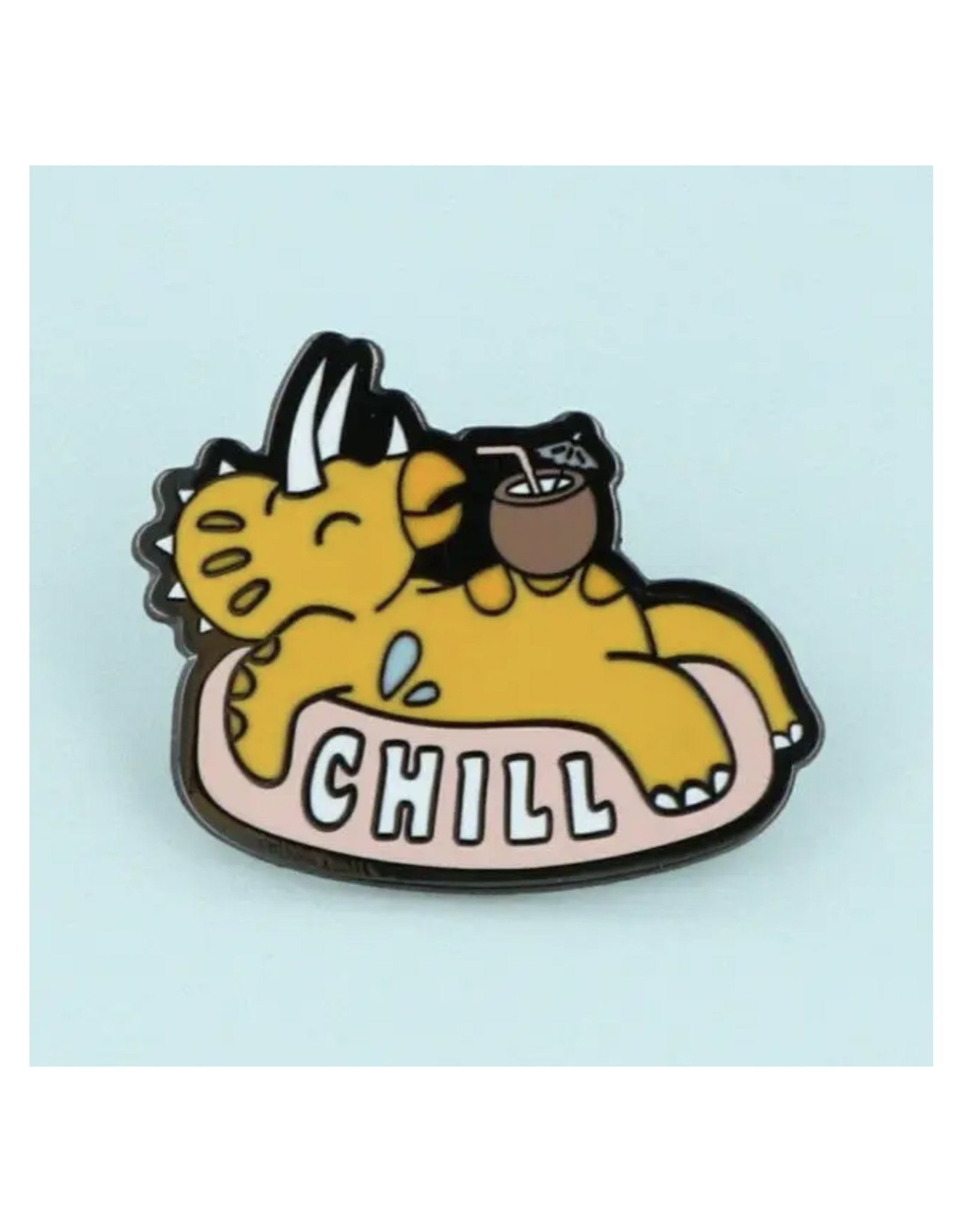 Chill Dinosaur Enamel Pin*