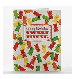 Happy Birthday Sweet Thing Gummy Bears Greeting Card