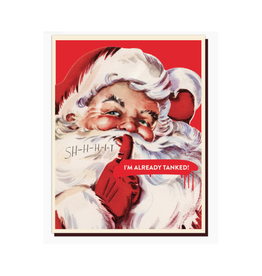 Tanked Santa Greeting Card