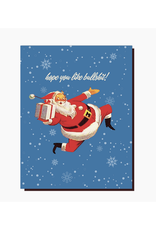 Hope You Like Bullshit Santa Greeting Card