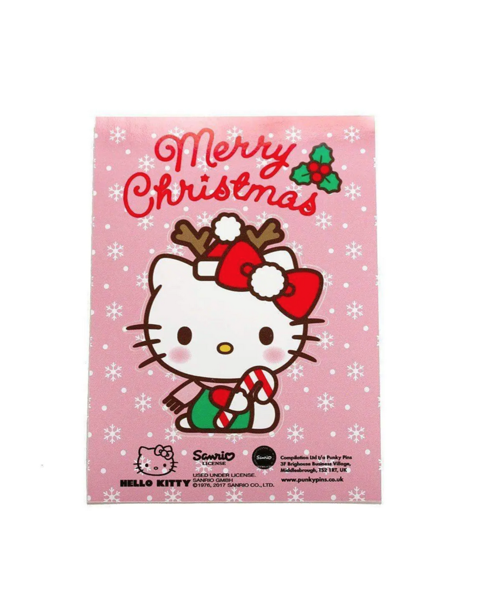 Hello Kitty Christmas Candy Cane Sticker*