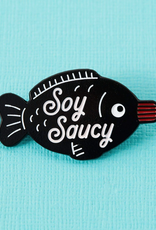 Soy Sauce Fish Enamel Pin