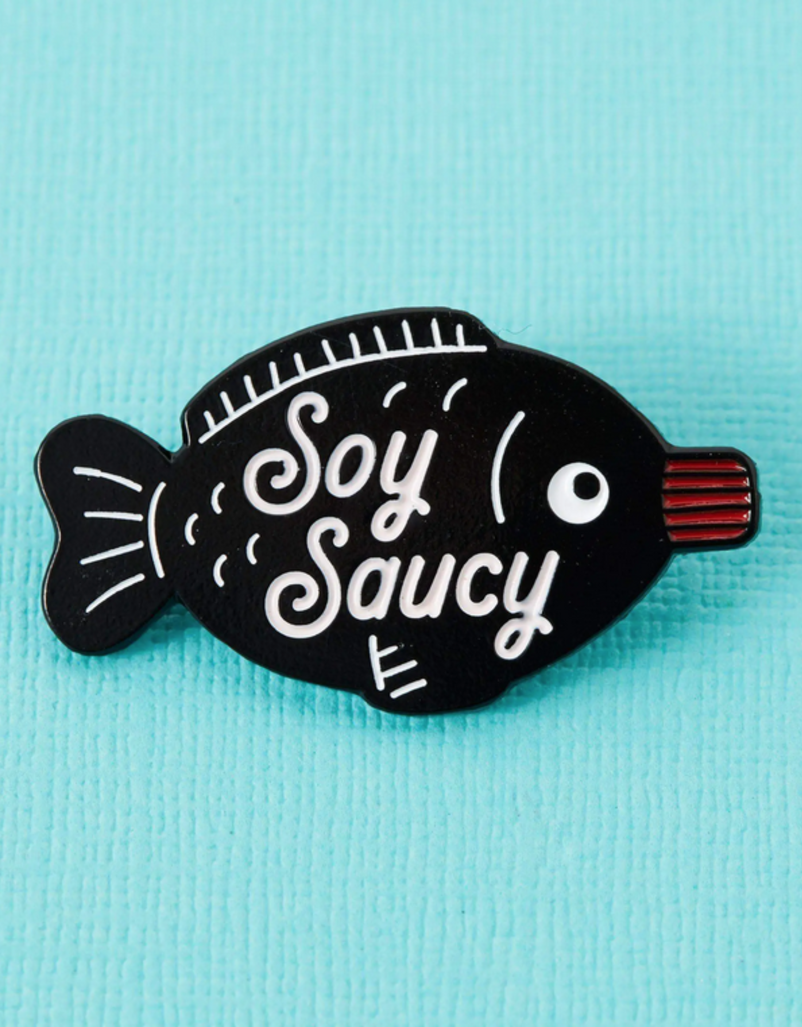 Soy Sauce Fish Enamel Pin