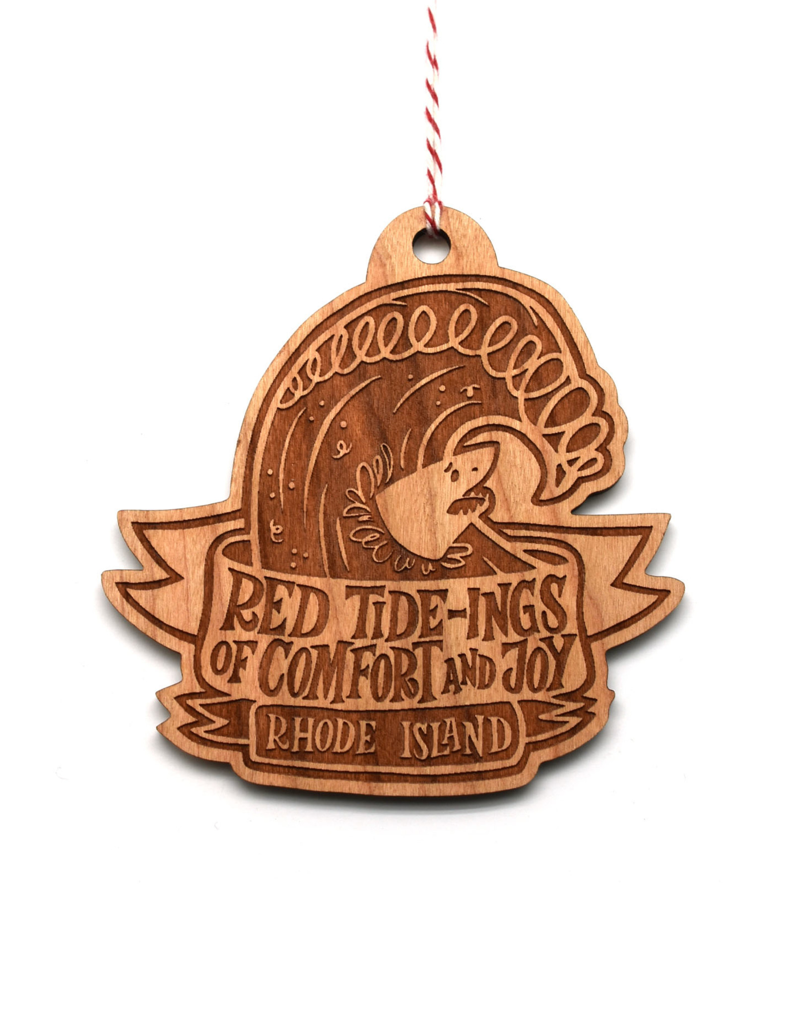 Red Tide-ings Ornament