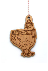 Rhode Island Red Rooster Ornament