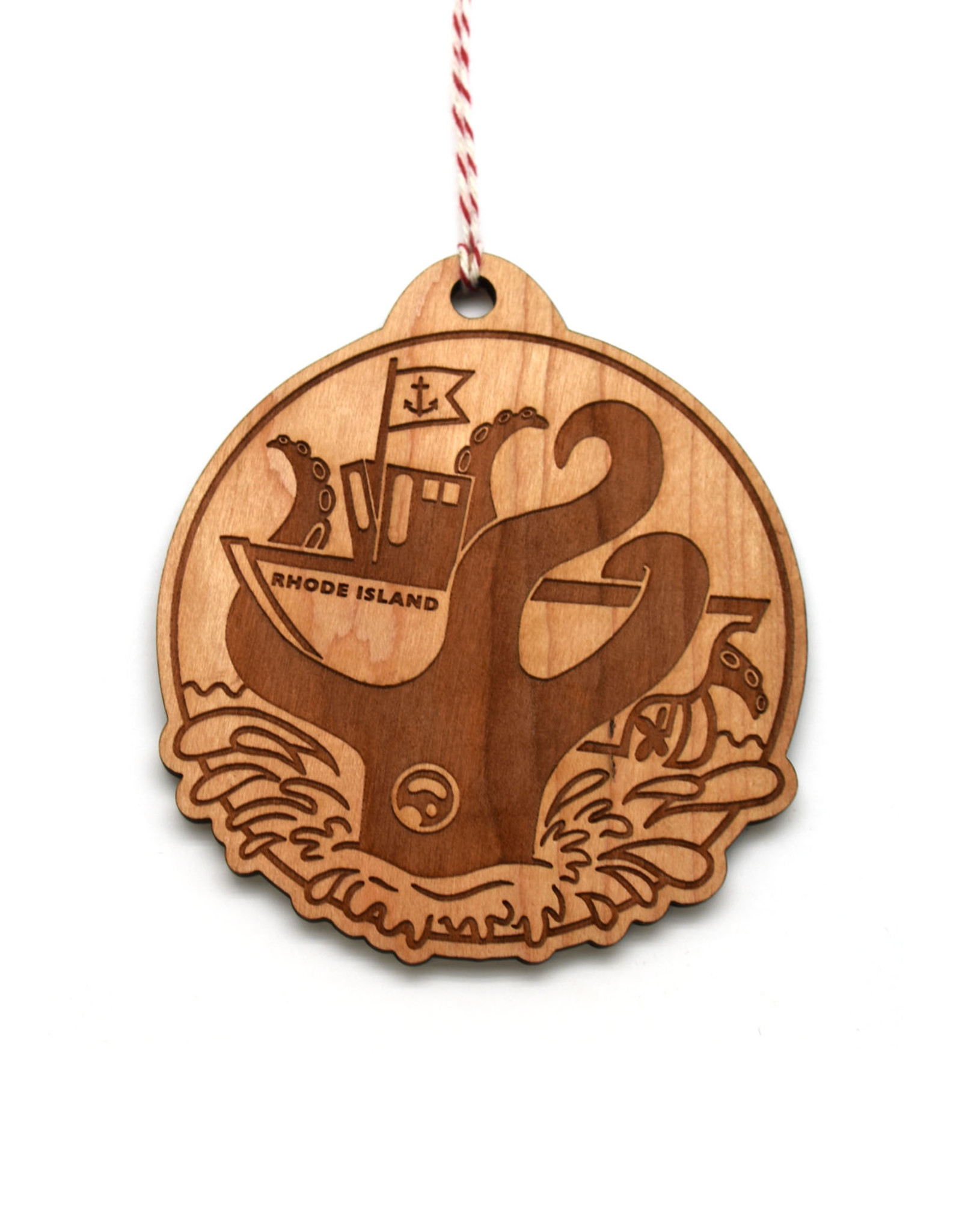 Rhode Island Squid Ornament