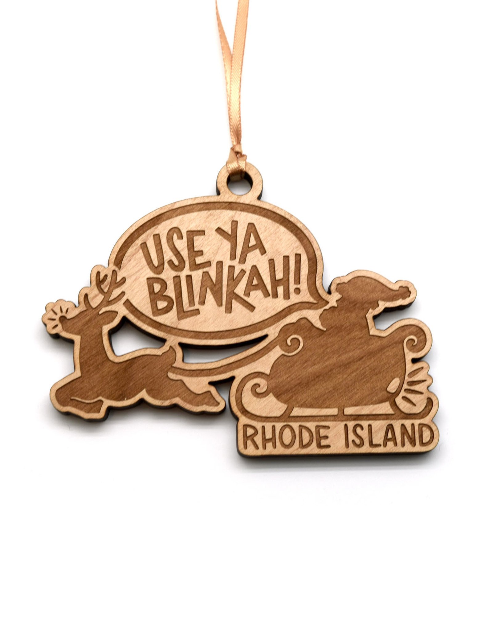 Use Your Blinkah! Reindeer Ornament