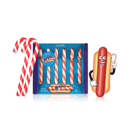 Candy Canes Set of 6 - Hot Dogs *