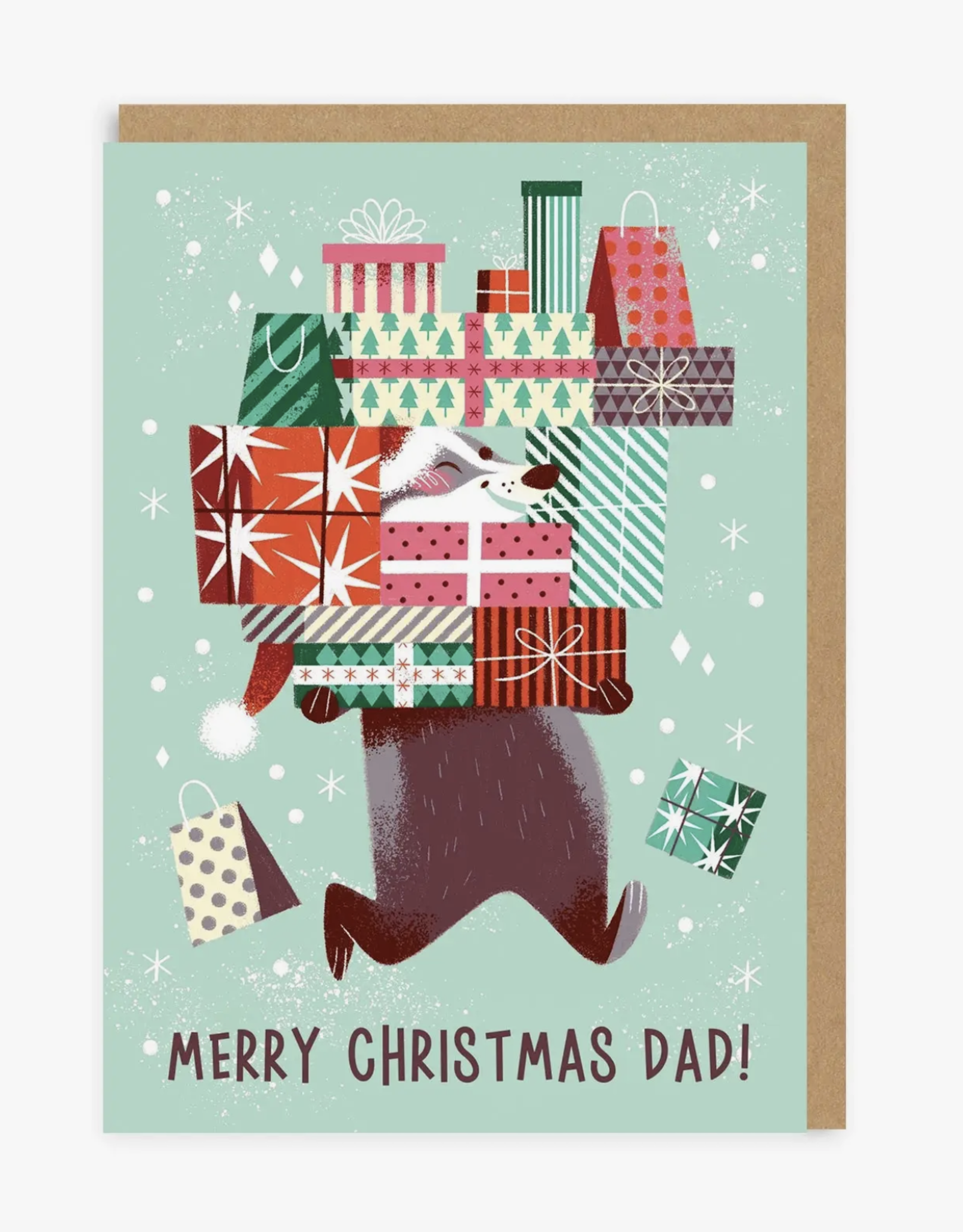 Merry Christmas Dad Greeting Card