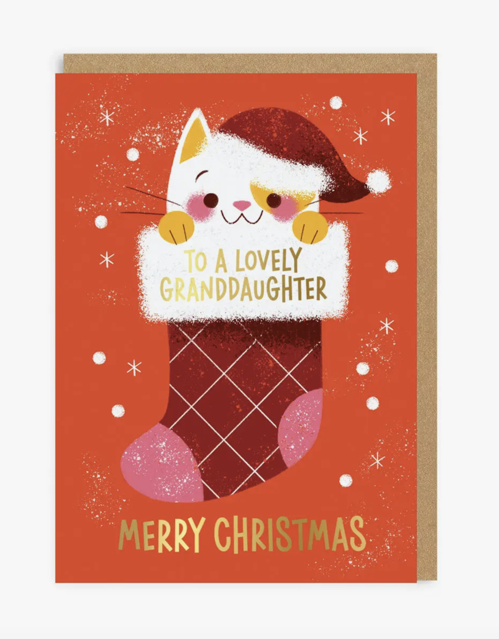 Merry Christmas Granddaughter Greeting Card
