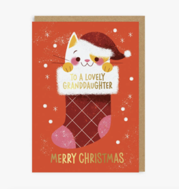 Merry Christmas Granddaughter Greeting Card