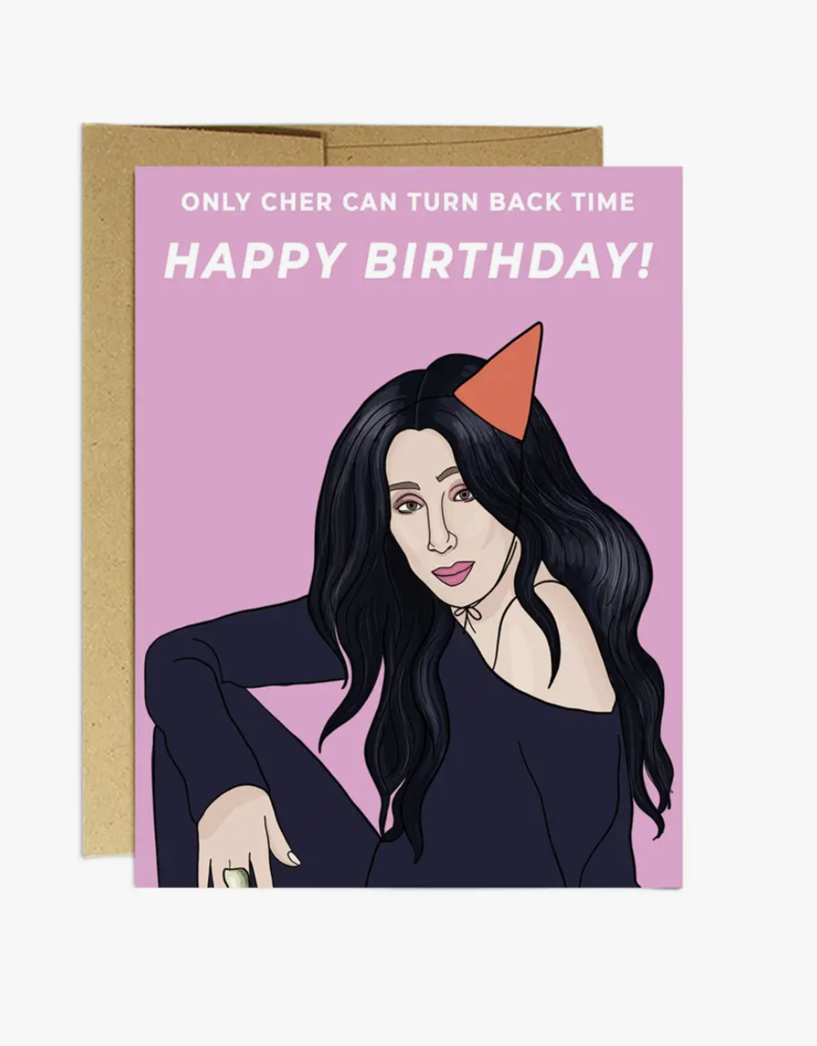 Turn Back Time Cher Greeting Card