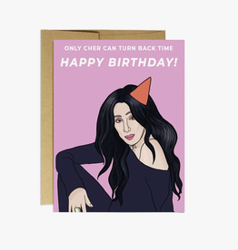 Turn Back Time Cher Greeting Card