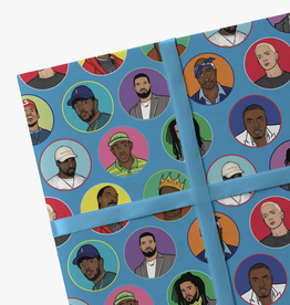 Rap Legends Wrapping Paper - 2 Sheets