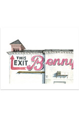 Benny's Watercolor Print