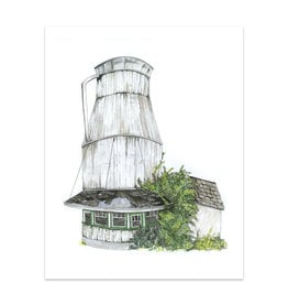 Milk Can Watercolor Print