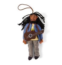 Bob Marley Felted Ornament