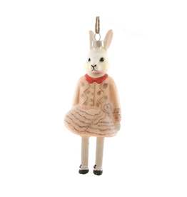 Winter Fete Rabbit Ornament