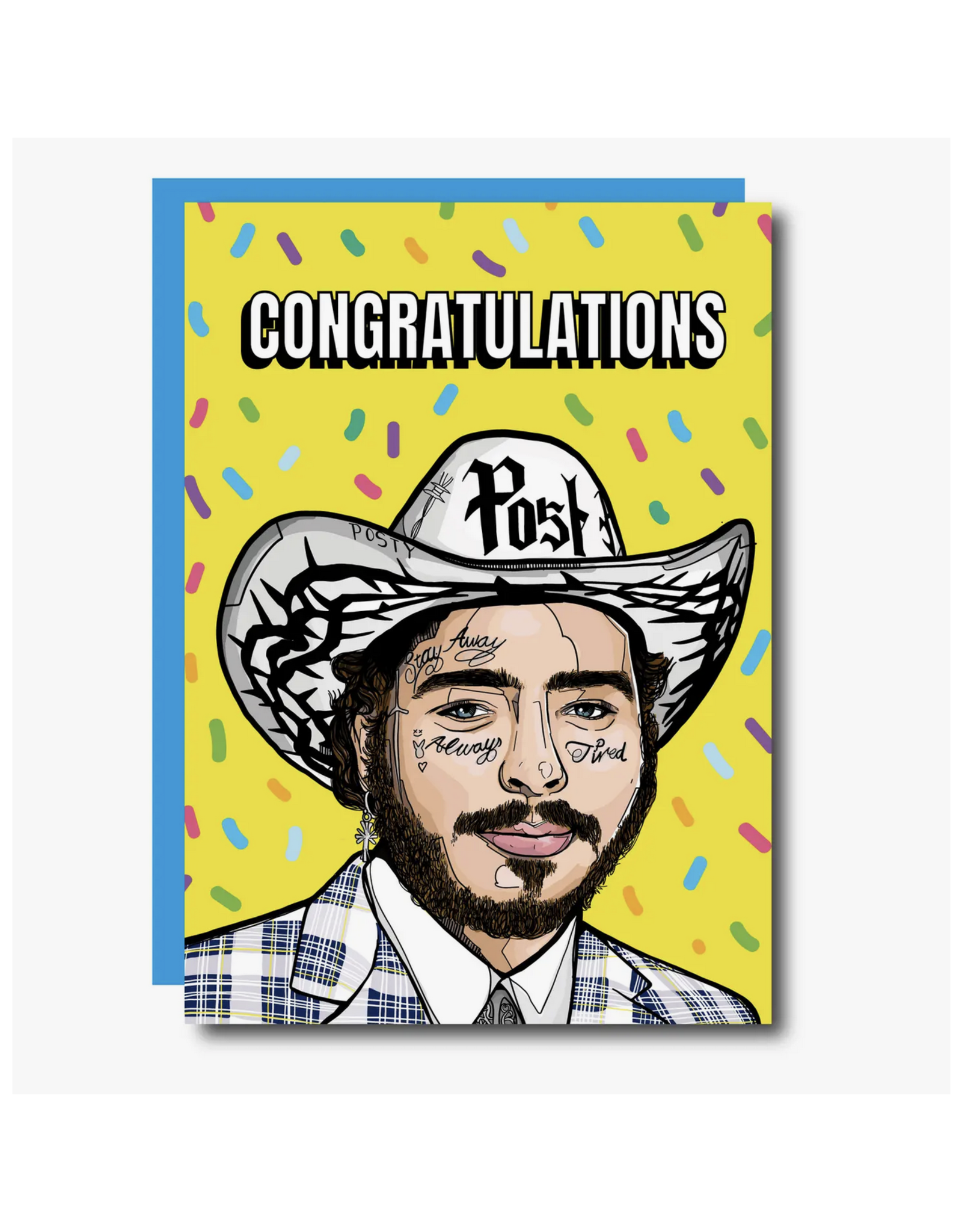 Congratulations Postie Greeting Card