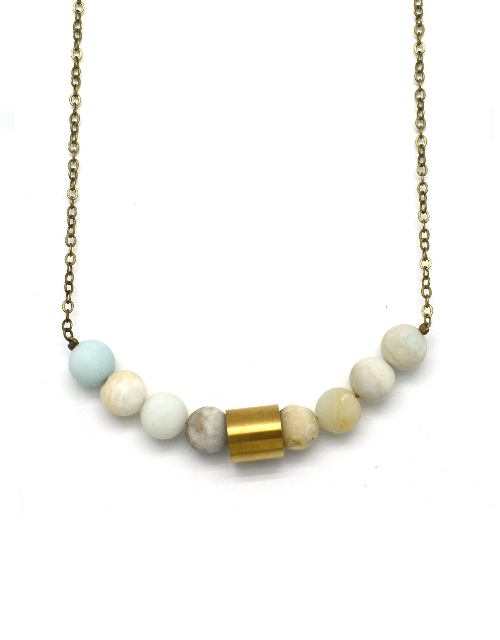 Movement & Sound Necklace - Amazonite