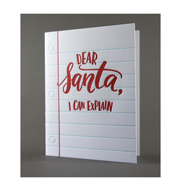 Dear Santa, I Can Explain Greeting Card