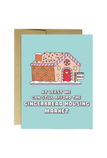 Gingerbread Housing Market Holiday Greeting Card