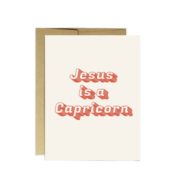 Jesus Is A Capricorn Holiday Greeting Card