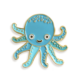 Octopus Enamel Pin