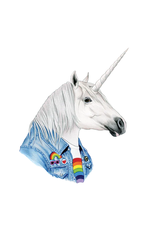 Cool Unicorn Tattoo Pair