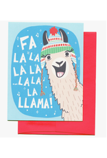 Fa La La Llama Holiday Greeting Card