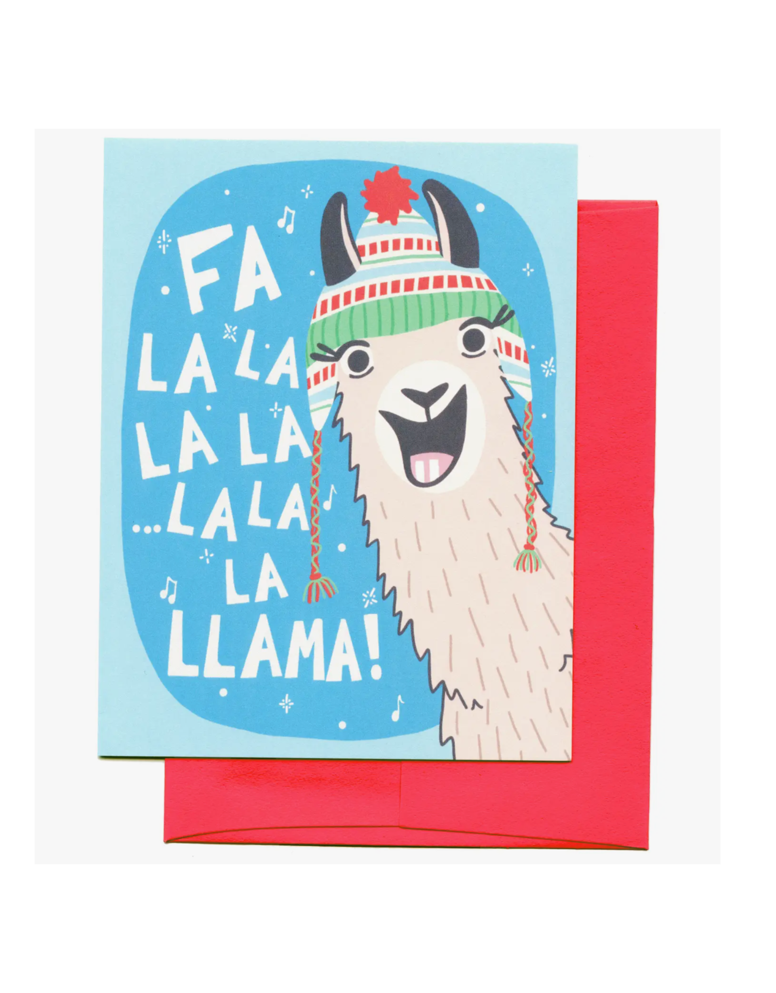 Fa La La Llama Holiday Greeting Card