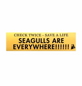 Seagulls Are Everywhere Bumper Sticker