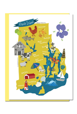 Hello Rhode Island Greeting Card