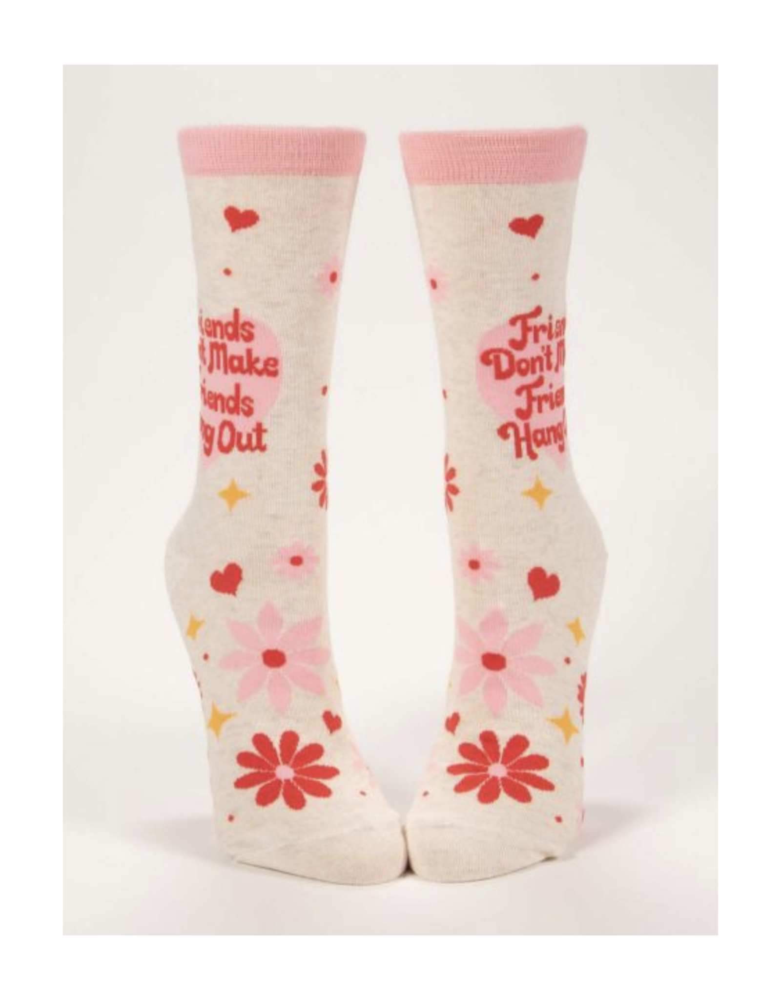 Friends Don't Make Friends Hang Out Women's Crew Socks