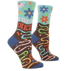 I Dig Dirt Women's Crew Socks